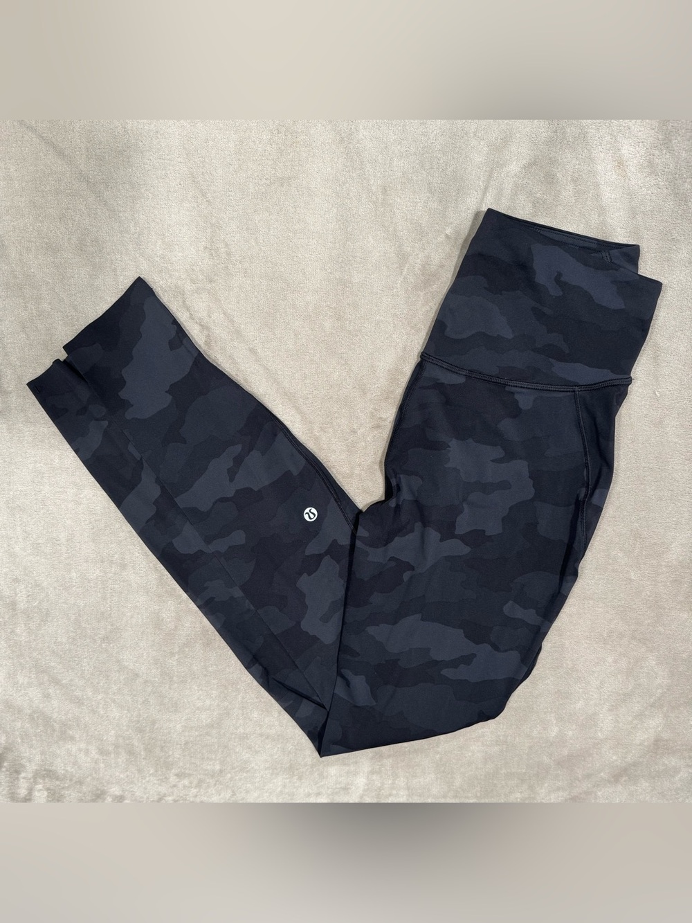 lululemon athletica Black Camo Leggings